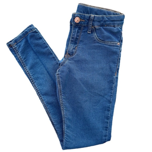 & Denim Girls Size 10/11 Darkwash  Super Skinny Jeans - Picture 1 of 6